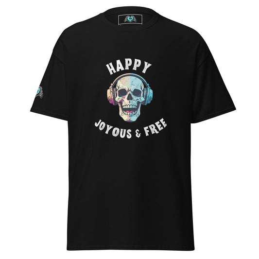 Happy Joyous & Free Unisex classic tee - Sober Kats Shop