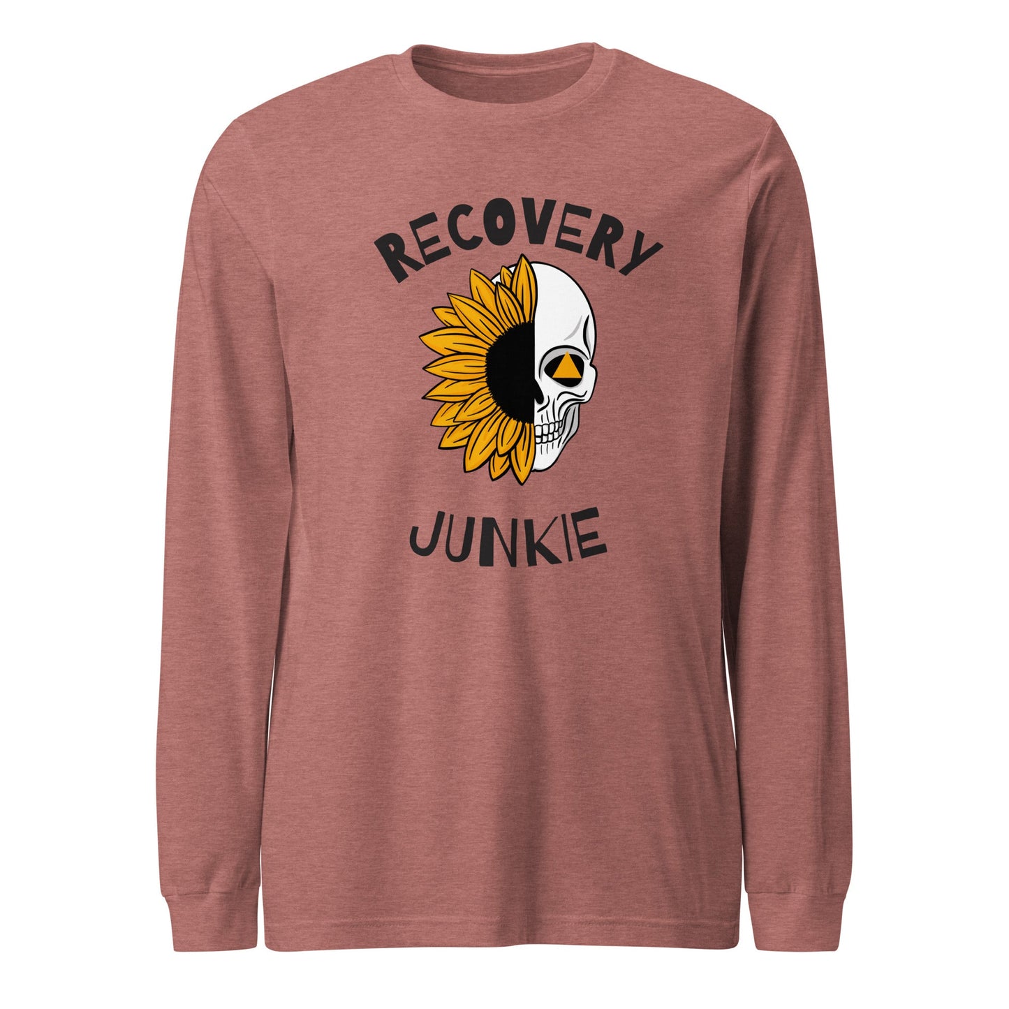 Recovery Junkie Unisex Long Sleeve Tee - Sober Kats Shop