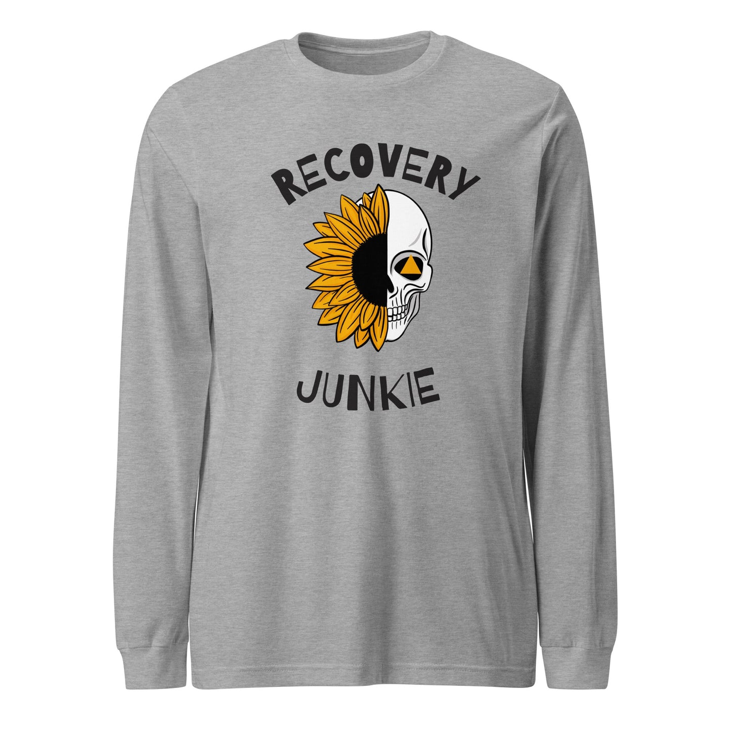 Recovery Junkie Unisex Long Sleeve Tee - Sober Kats Shop