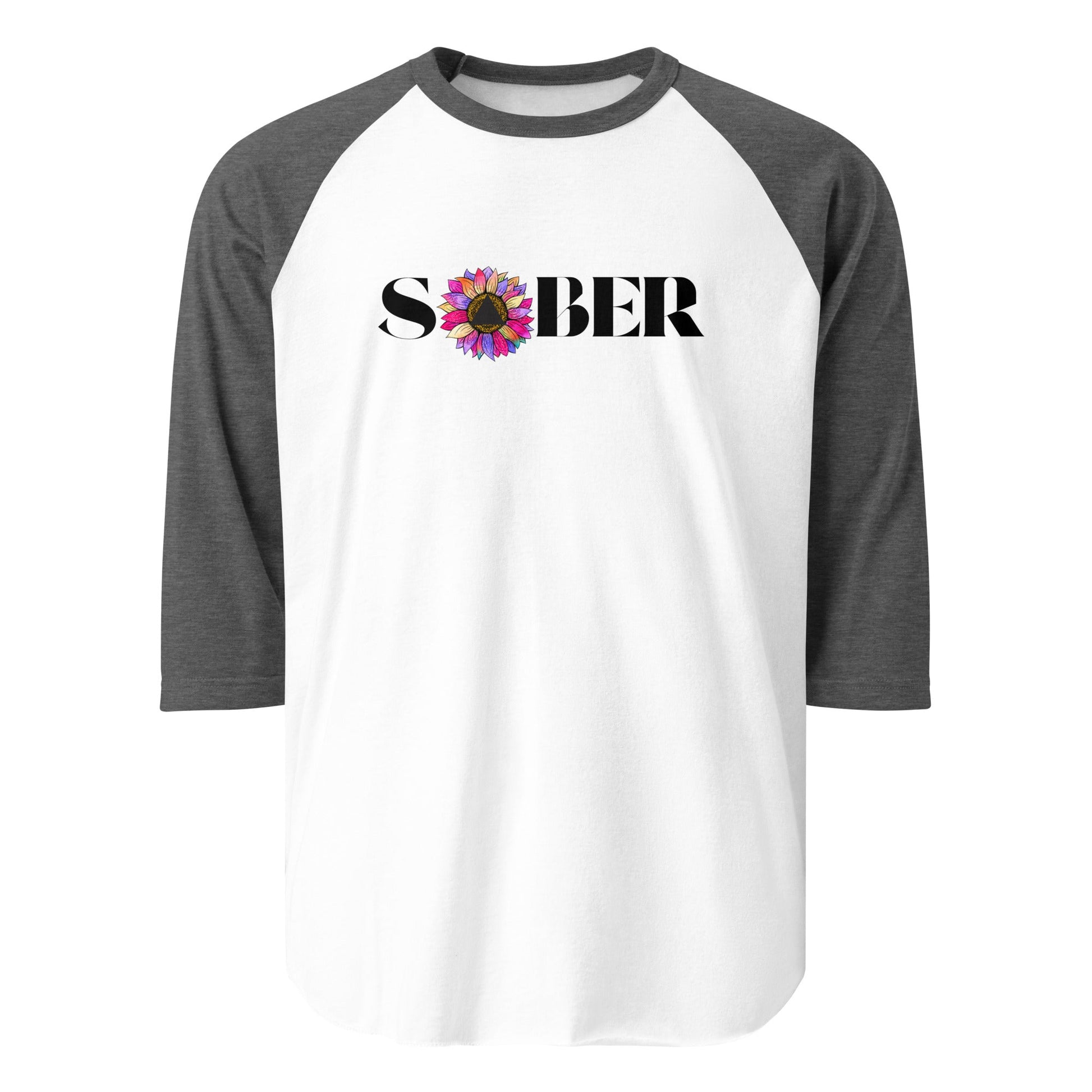 SOBER 3/4 sleeve raglan shirt - Sober Kats Shop