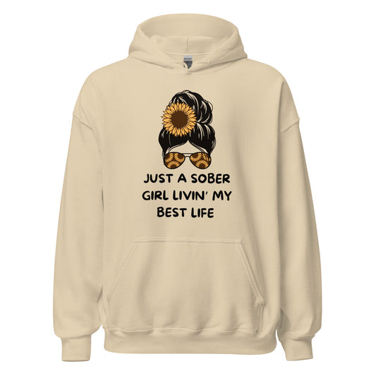 Sober Girl Unisex Hoodie - Sober Kats Shop